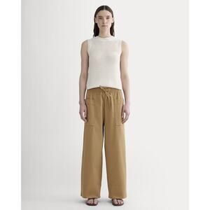 Everlane Women's Easy Cargo Pant in Brown, Size Extra Large, Cotton